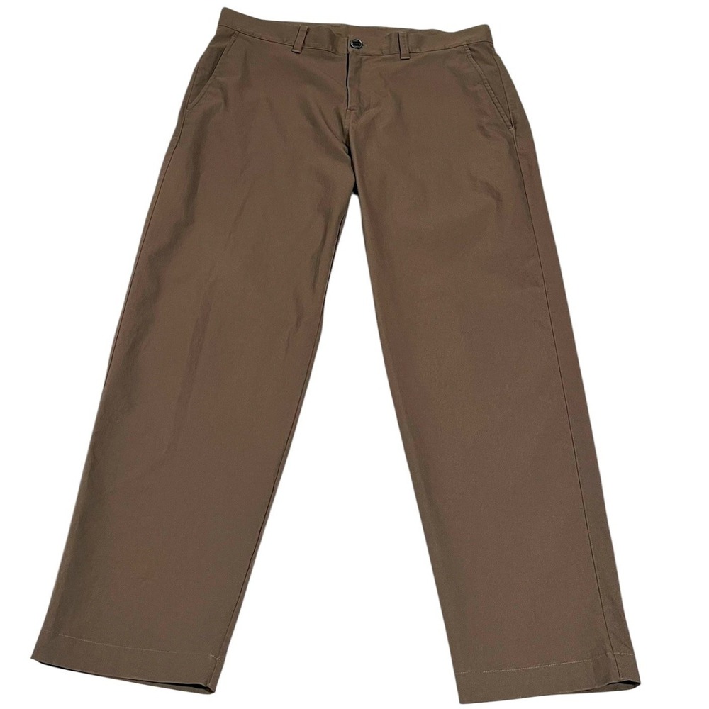 Lululemon Relaxed Tapered Trouser Brown Performance Men's 34 LM5AN1S